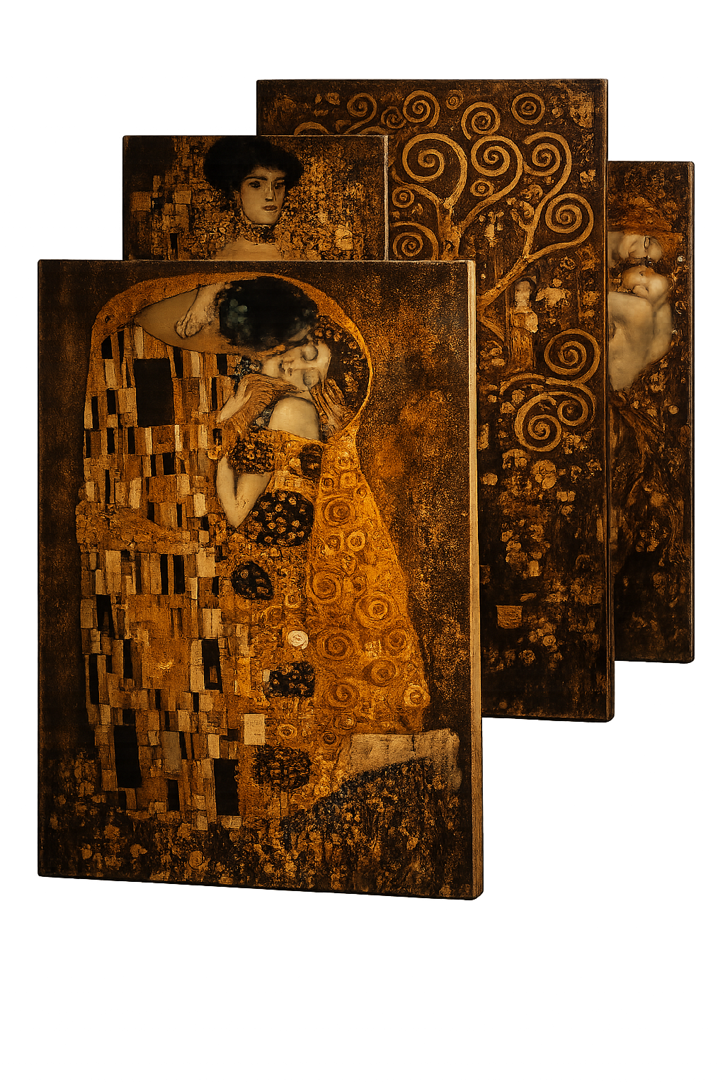 Decorative painting composition